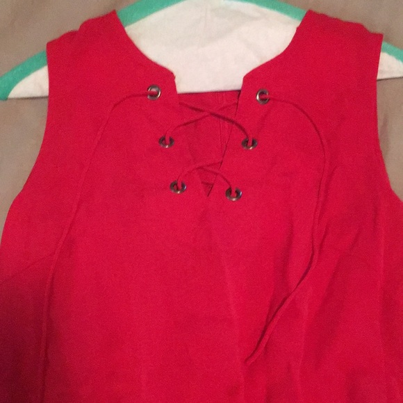 Red romper - Picture 2 of 3